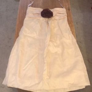 Neiman Marcus strapless dress with rose, NWOT